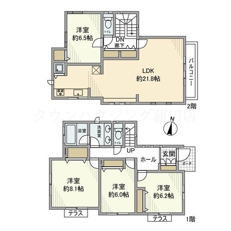 南久が原戸建の物件間取画像